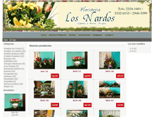 Tablet Screenshot of floristerialosnardossa.com